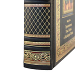 The leather-bound book "Entertaining Physics" by Yakov Perelman